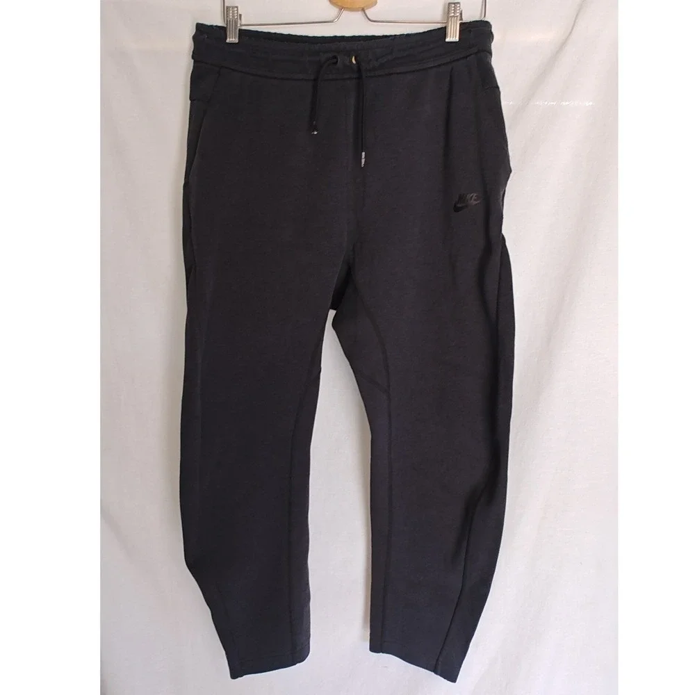 Nike Tech Fleece Joggers‎ Mens Large Black Tapered Cone Sweatpants 928507-011